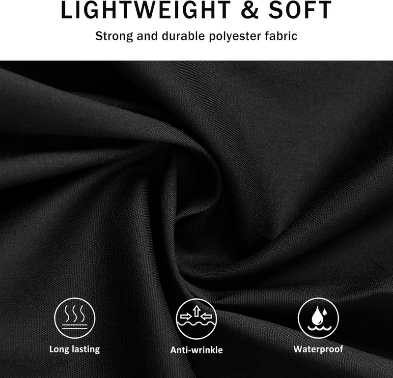 BOHARERS 3 Pockets Waitress Apron 12 Pack Cotton Server Apron Black Half Aprons for Men & Women Waterproof and Oil Proof - Image 4